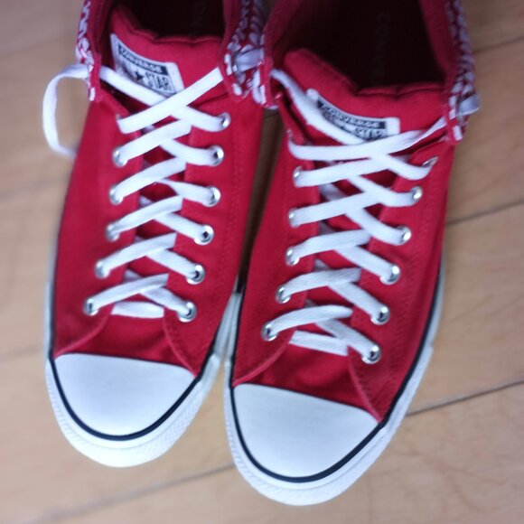 'CONVERSE ALL STAR' Chuck Taylor Red/White Size 13 EUC - Picture 12 of 15
